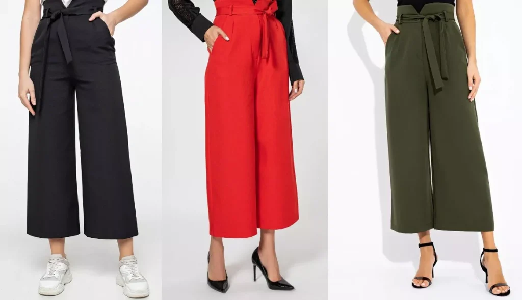 брюки кюлоты с чем носить