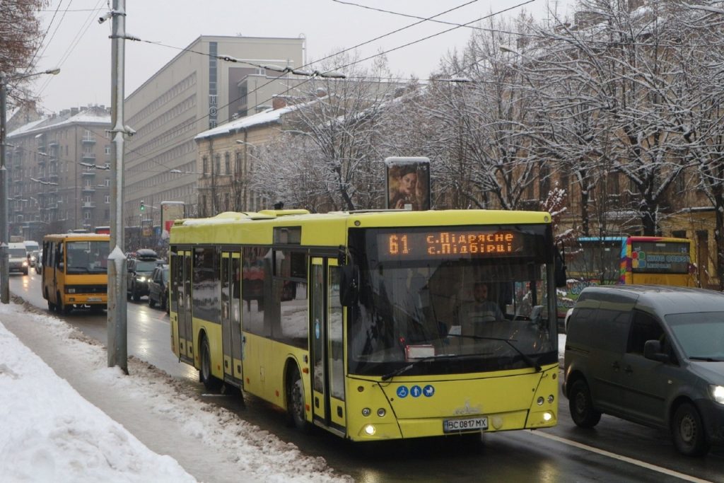 61 автобус Львов