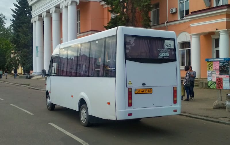 54 маршрутка Хмельницкий