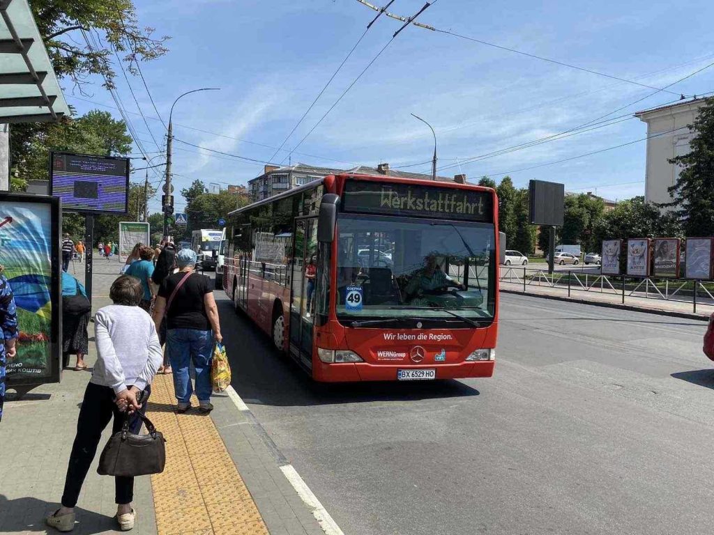 49 автобус Хмельницкий